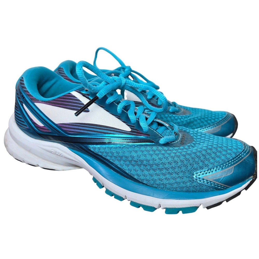 Brooks Launch Running Shoes Womens 8.5 Teal Blue Lightweight Trainer